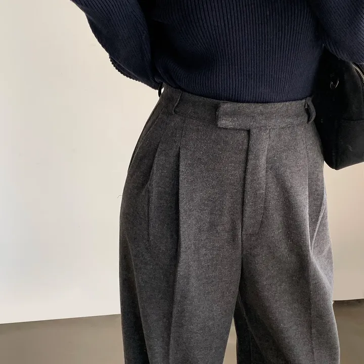 [4계절필수 디자인/연그레이 당일출고✨] 자체제작 #크치Made 젤리 버튼 트임 브이넥 골지 겨울 니트 긴팔티셔츠 - nt 상세 이미지 62