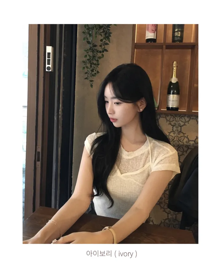 [세트가격/하객룩] 레이어드 나시 뷔스티에 니트 세트 상세 이미지 5