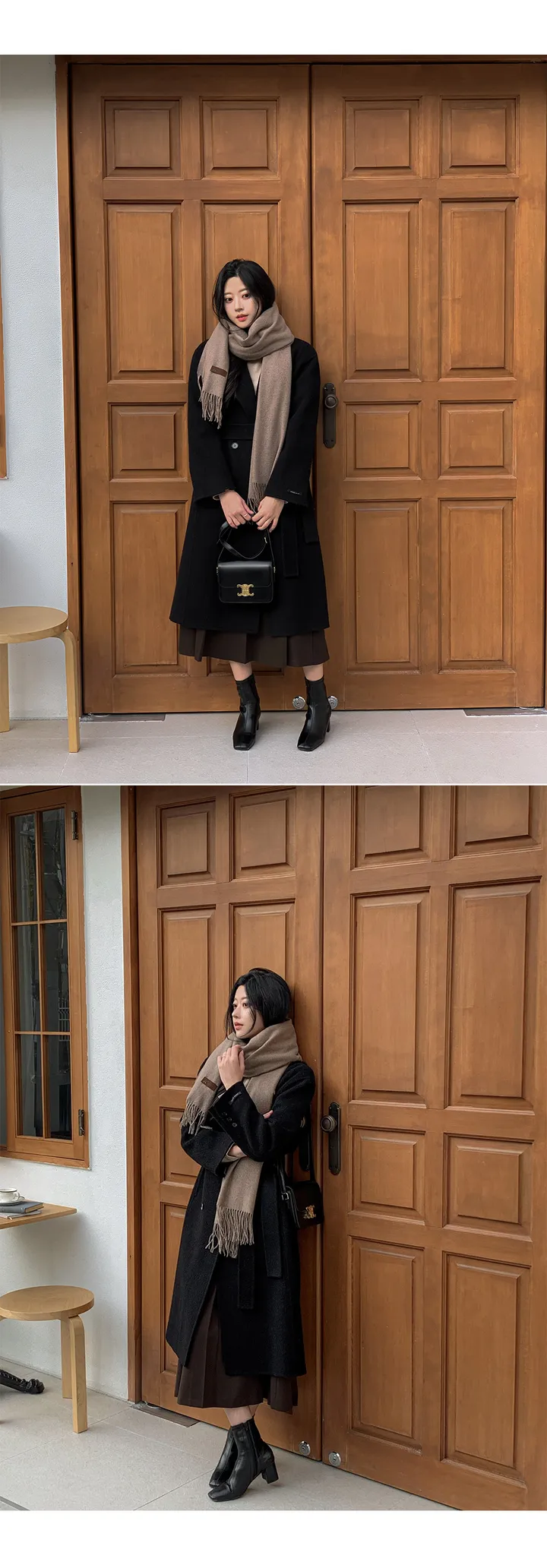 [자체제작/1만장돌파!/S-L] 브랜던 프리미엄 더블 울 핸드메이드 롱 코트 상세 이미지 159