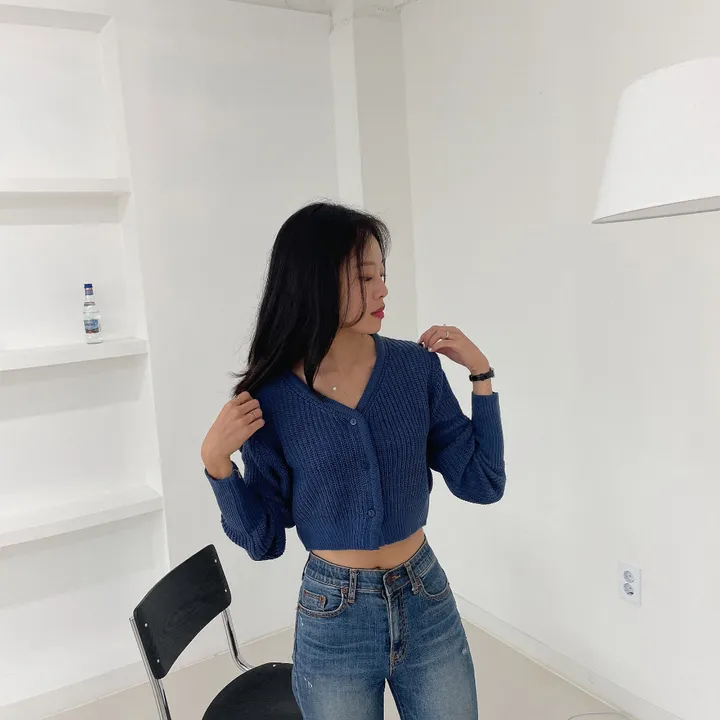 [best가디건✨]루나 하찌 크롭 브이넥 가디건 상세 이미지 53