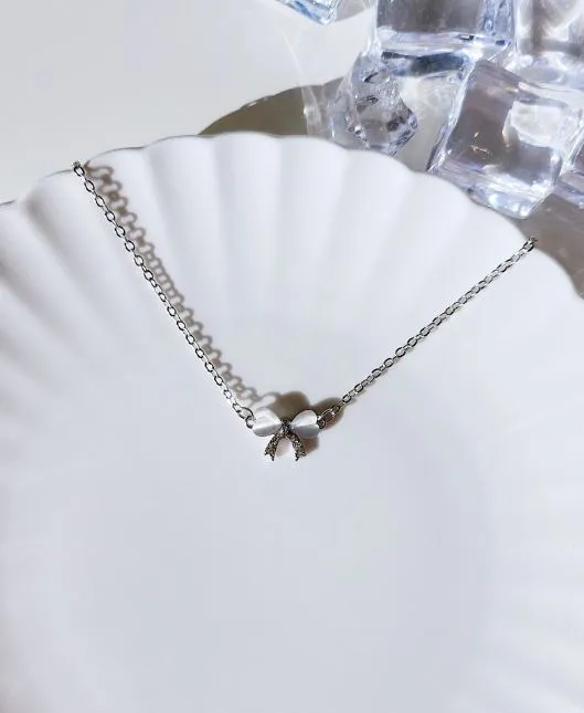 ❤[1,900원 오늘만🔥/당일]❤ 목걸이 귀걸이 집게핀 반지 리본 진주 발레코어 은색 금색 실버 골드 나비 하트 친구 생일 선물 학생 우정 커플 초커 목걸이 상세 이미지 69
