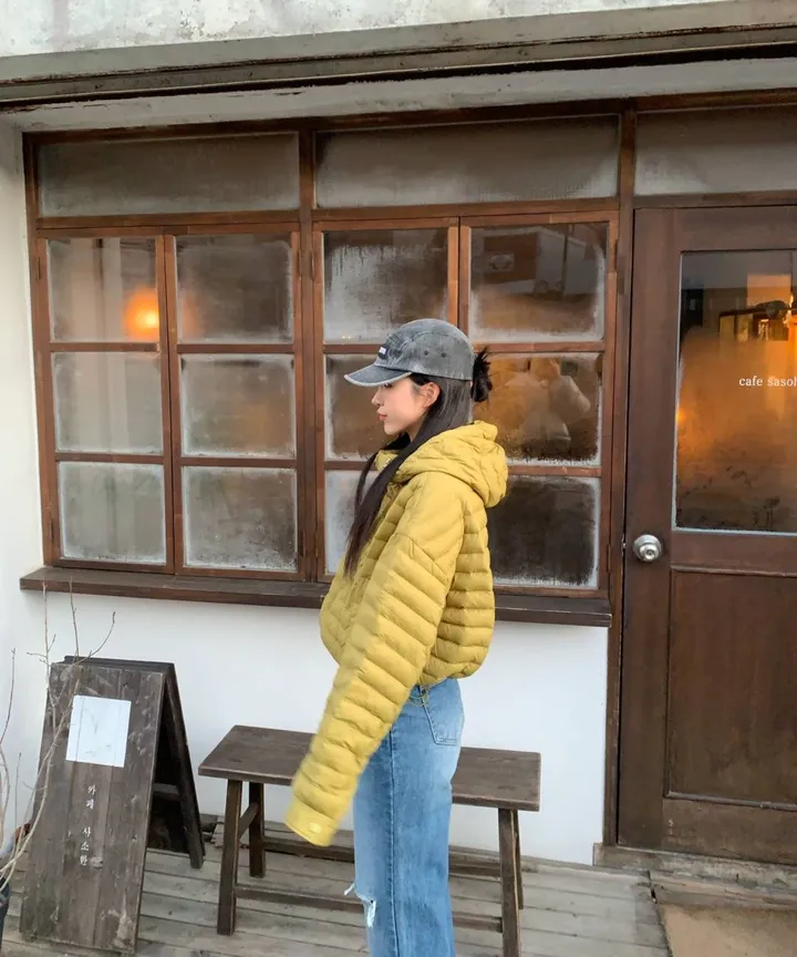 s/s new🤍 휘뚜루마뚜루 데일리템! 가벼운 경량패딩 후드패딩 오리털패딩 (블랙,라임) 상세 이미지 27