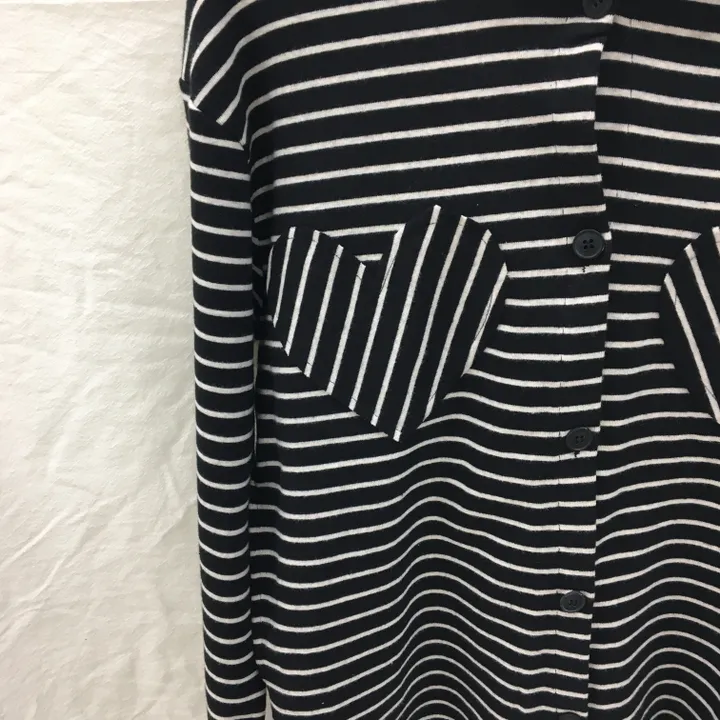 LOVELY🤍 - 하트 포켓 단가라 후디 가디건 (3color) 상세 이미지 9