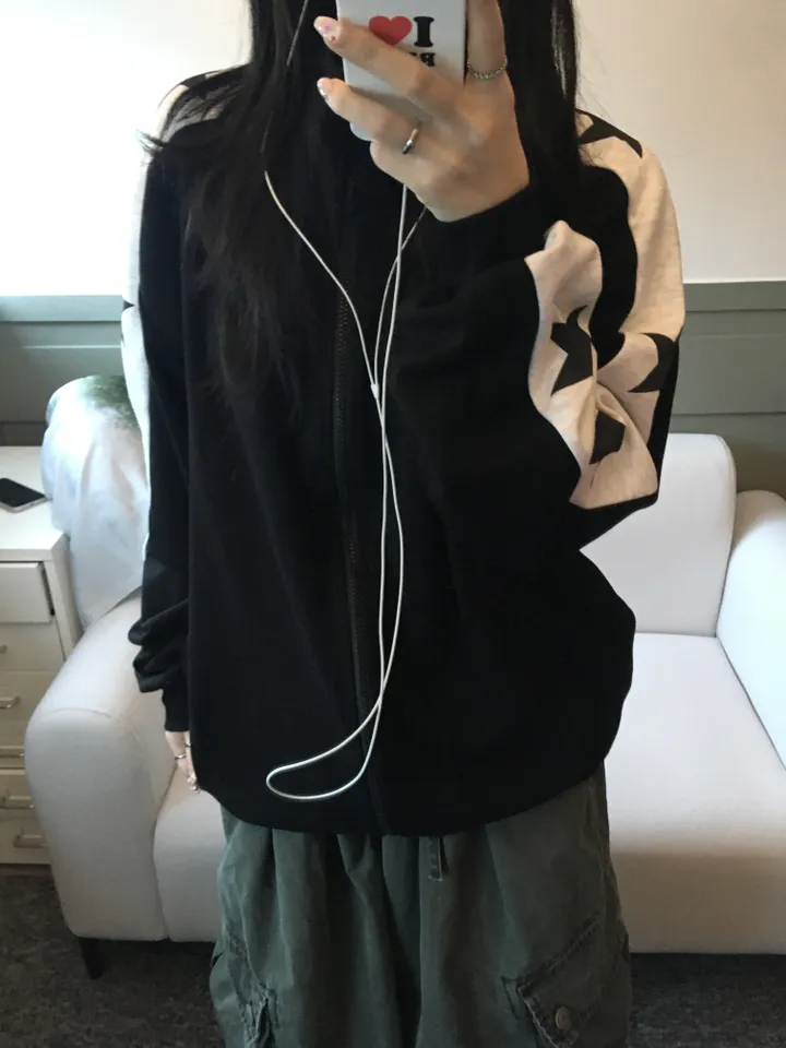 Hosi star printing Hood zip-up 호시 별 프린팅 후드집업 3color 상세 이미지 28