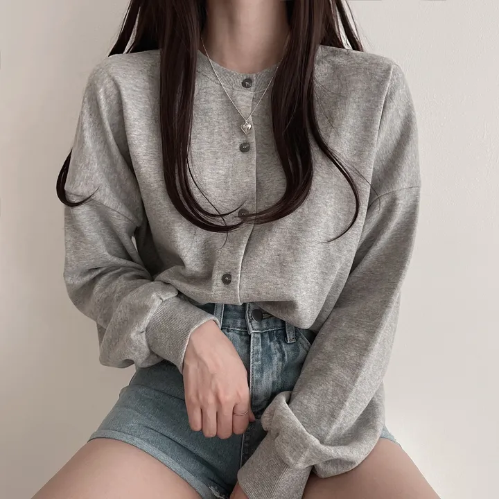 앤디라운드넥가디건 (4color) 상세 이미지 4