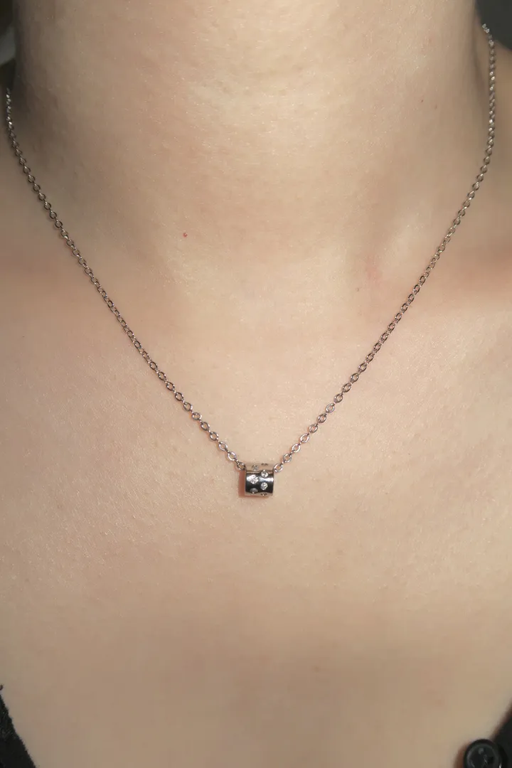 cubic roll necklace 상세 이미지 5