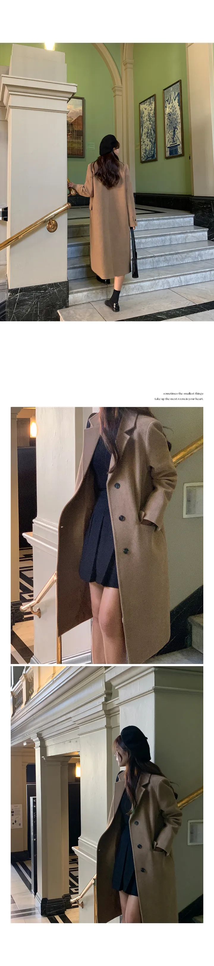 [자체제작/2천장돌파!/S-XL]프레이 스텐카라 탄탄 싱글 롱 코트 상세 이미지 47