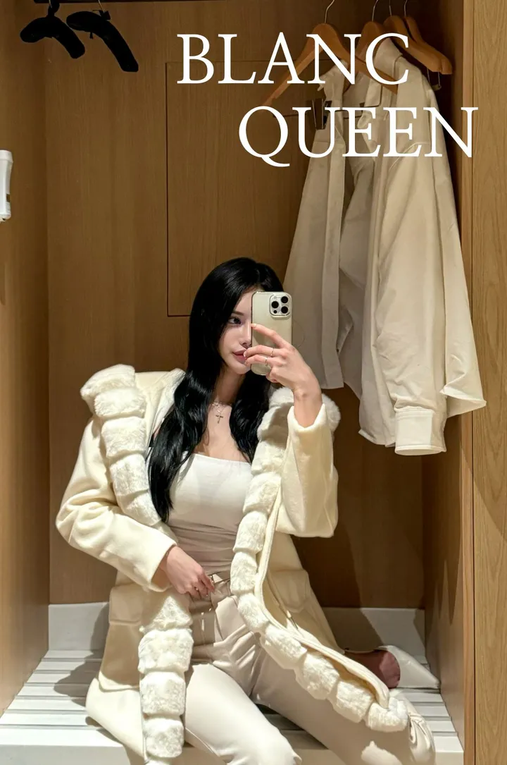 f/w신상[하이퀄] 르망 밍크폭스 후드코트 상세 이미지 2