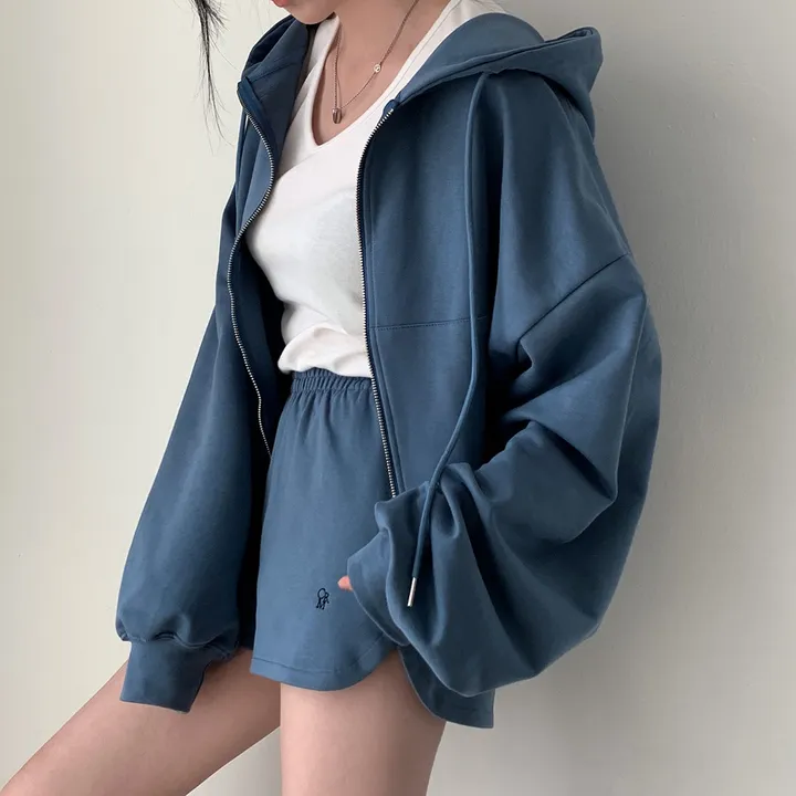 [💖후기극찬/봄,가을교복💖]  자체제작 #크치Made 꿈에 나온 핏, 사계절 입는 크롭 투웨이 후드집업 - zipup : 봄,봄아우터,봄자켓,가을,가을아우터 상세 이미지 93