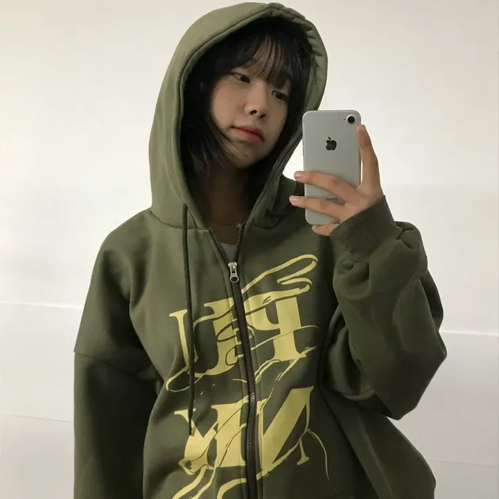 (기모선택/국내)Punk Two way Hooded zip-up - 3color 상세 이미지 11