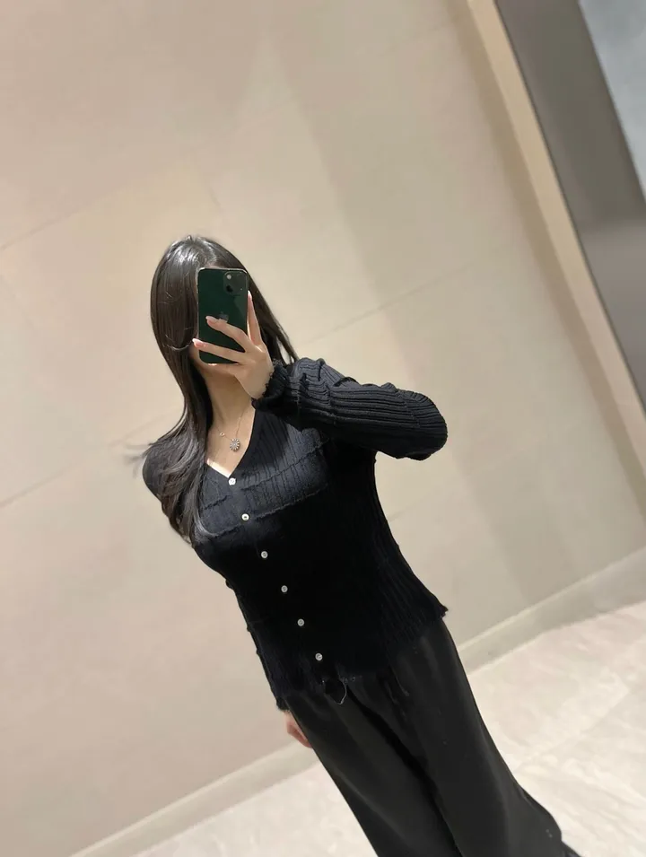 월요일발송🩶 여리폭탄 간절기 니트 가디건 상세 이미지 8