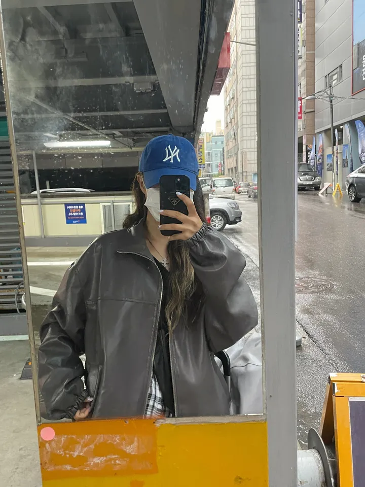 [주문폭주/MADE] 남녀공용 로제 오버핏 레더자켓 상세 이미지 34