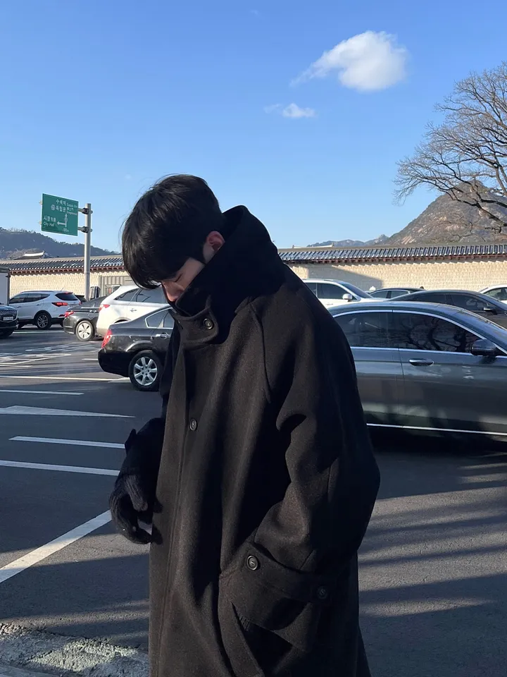 Lai wool balmacaan coat 상세 이미지 4