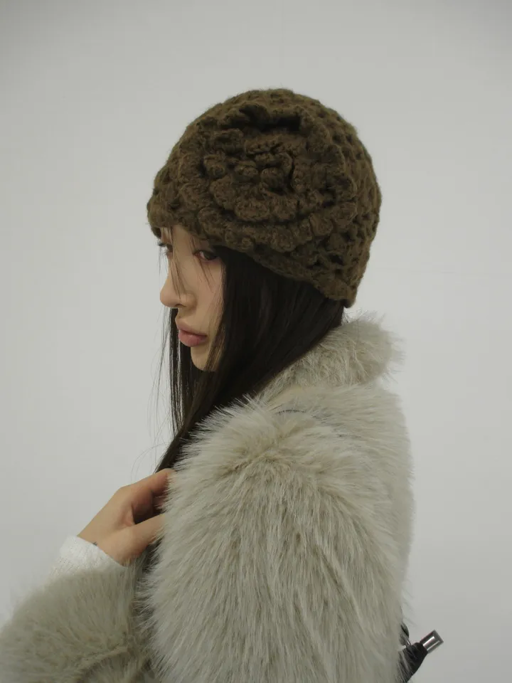 빅 플라워 코르셋 비니(5color) 상세 이미지 2