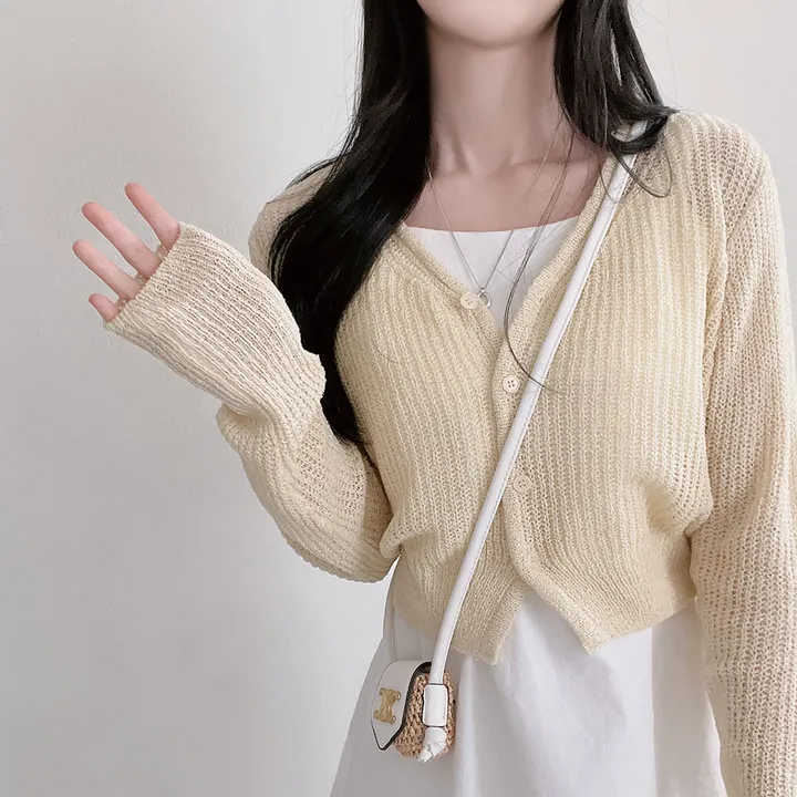 [여름까지 쭉~] 잘록허리 컬러테라피 긴팔 브이넥 가디건 상세 이미지 38