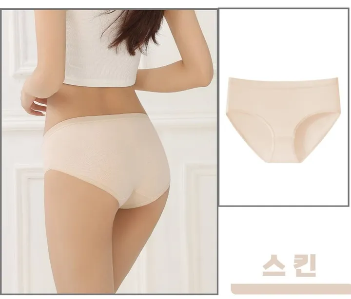 [장당2,300원/당일출고🎈/90-110까지] 4장세트 봄컬러 파스텔 무압박 러블리 면스판 팬티 순면 팬티 햄팬티 상세 이미지 26