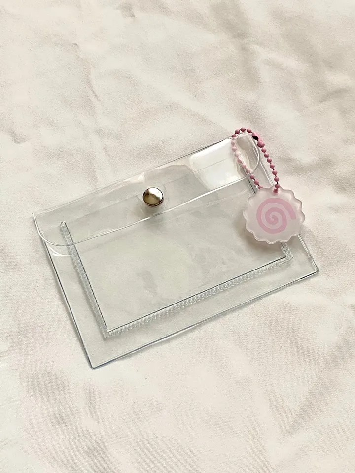 🍥키링 증정 [1+1할인]🍥 pvc 투명 카드 지갑 상세 이미지 3