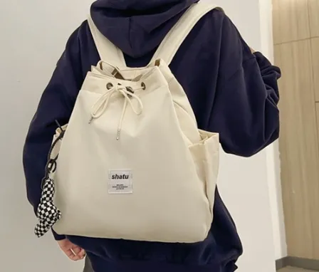(4컬러/보부상가방)아이패드백팩 나일론 가벼운가방 투웨이백 상세 이미지 17