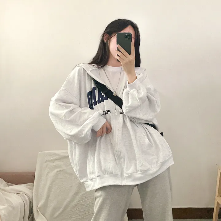 간절기*[넉넉/박시핏] 메리가을 박시 후드집업 4color 상세 이미지 3
