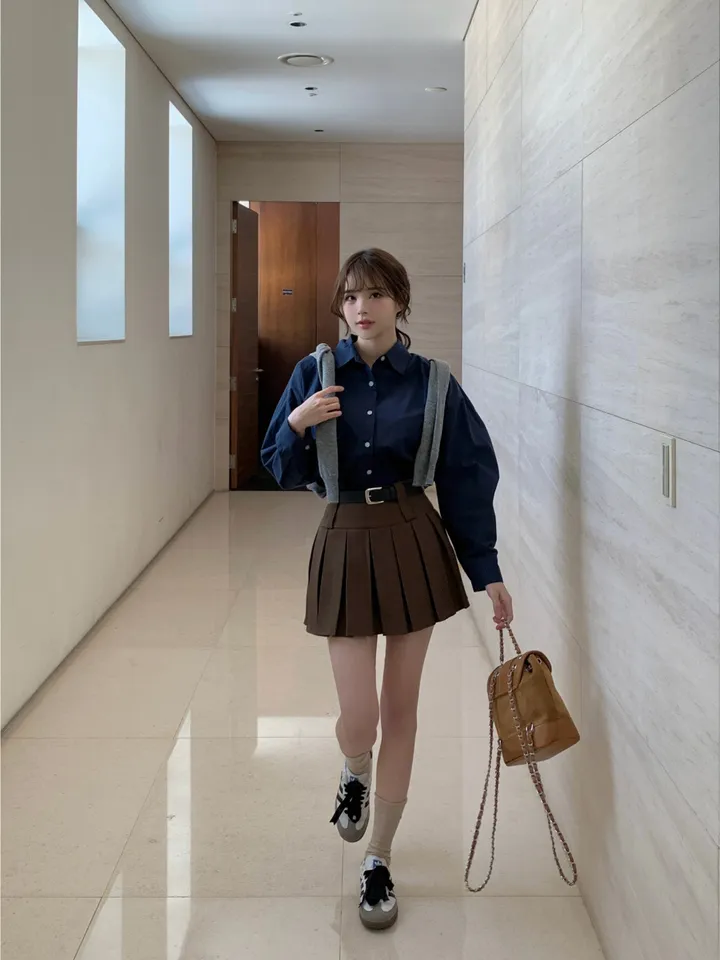 [4천장판매][MADE/핏보장인생셔츠] 에디 프렌치 코튼 오버핏 셔츠 남방 남녀공용 보이핏 레이어드 봄옷 봄신상 봄코디 봄상의 봄셔츠- 7color (KD1457,KD1910) 상세 이미지 75
