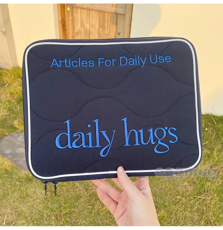 에그머그 daily hugs 퀄팅 아이패드파우치 맥북파우치 노트북파우치 아이패드케이스 노트북가방 11인치 13인치 15인치 상세 이미지 24