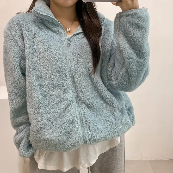 (💥강추템!! 보들보들촉감~💥) 따뜻 플리스 후리스 커플 포근 털 겨울 집업 (L~XL) 상세 이미지 27