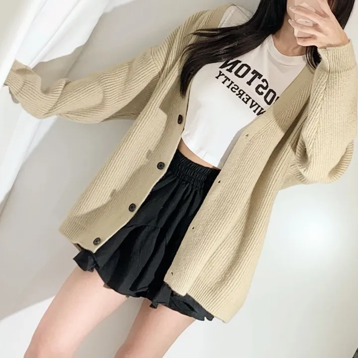 봄신상 간절기 도톰한 봄가디건  오버핏 여리핏 가디건 여친룩 데이트룩 꾸안꾸룩 3COLOR 상세 이미지 11