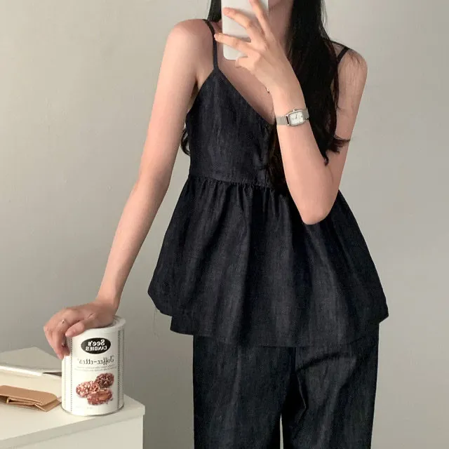 DY휴양지룩 나시 셋업 SET #45686515 상세 이미지 3