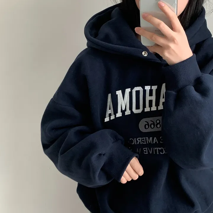 [대박핏보장✨/98%만족/진그레이 당일출고!] 자체제작 #크치Made 꿈에 나온 핏, 오클라호마 1866  양기모 맨투맨 긴팔 후드티 ; 5컬러 상세 이미지 193