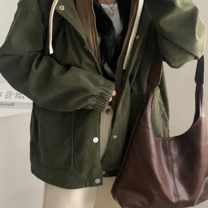 [예쁨보장✨/일체형] 코듀로이 골덴 후드집업, 점퍼자켓 - 3color 상세 이미지 14