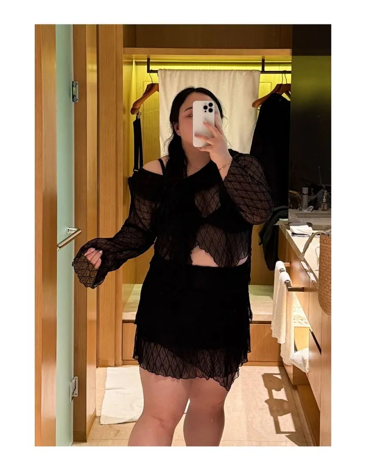 씨스루 포인트 쓰리피스 섹시 호캉스 데이트 신혼여행 수영복 강추 상세 이미지 1