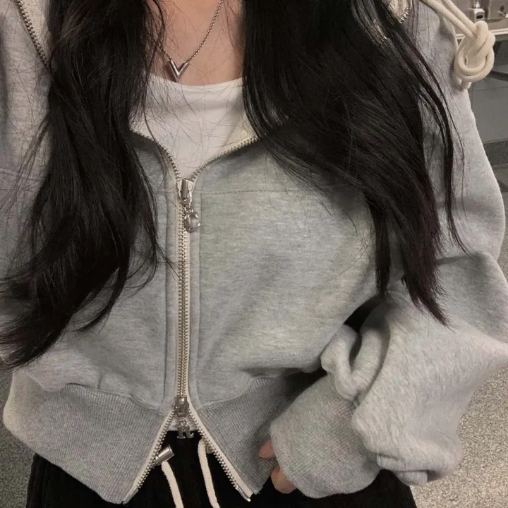 [완전인기✨/백염컬러 당일출고!] 자체제작 크치Made 꿈에 나온 핏, 투웨이 양기모 크롭 후드집업 ver 아우터 자켓 - zipup 상세 이미지 85