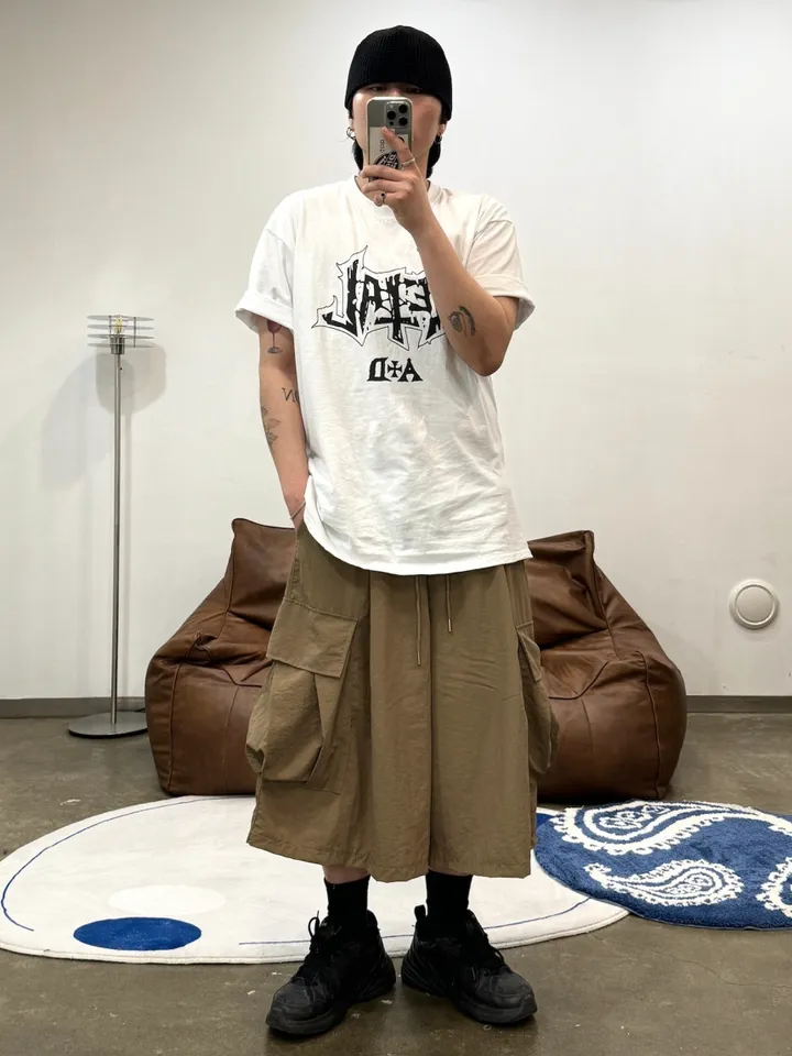 (누적 1000장)(4COLOR) 빅포켓 나일론 8부 카고팬츠 (카고반바지, 여름반바지, 8부팬츠, 와이드반바지, 카고하프팬츠, 나일론팬츠) 상세 이미지 43