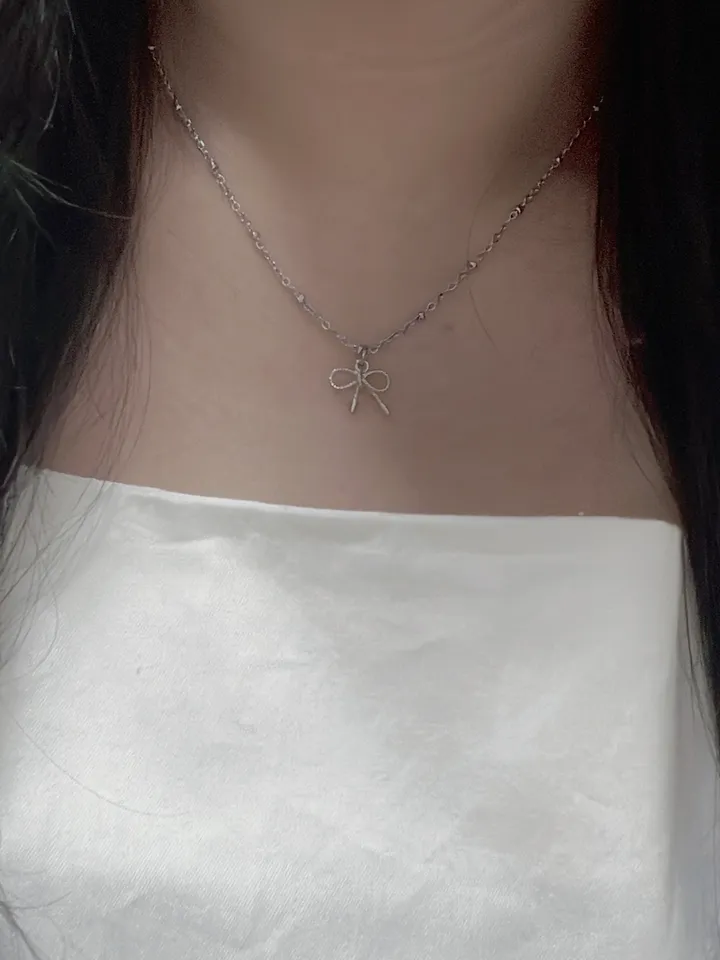 미니 리본 목걸이 (3size) 상세 이미지 7