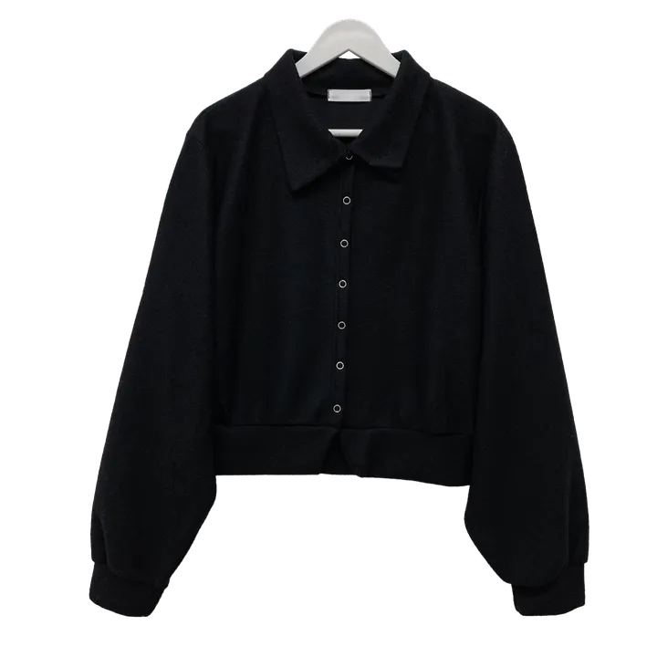 [아방핏, 꾸안꾸등극 ] Balloon collar cardigan [ 벌룬 카라 스냅 단추 아방 가디건 ] 상세 이미지 10