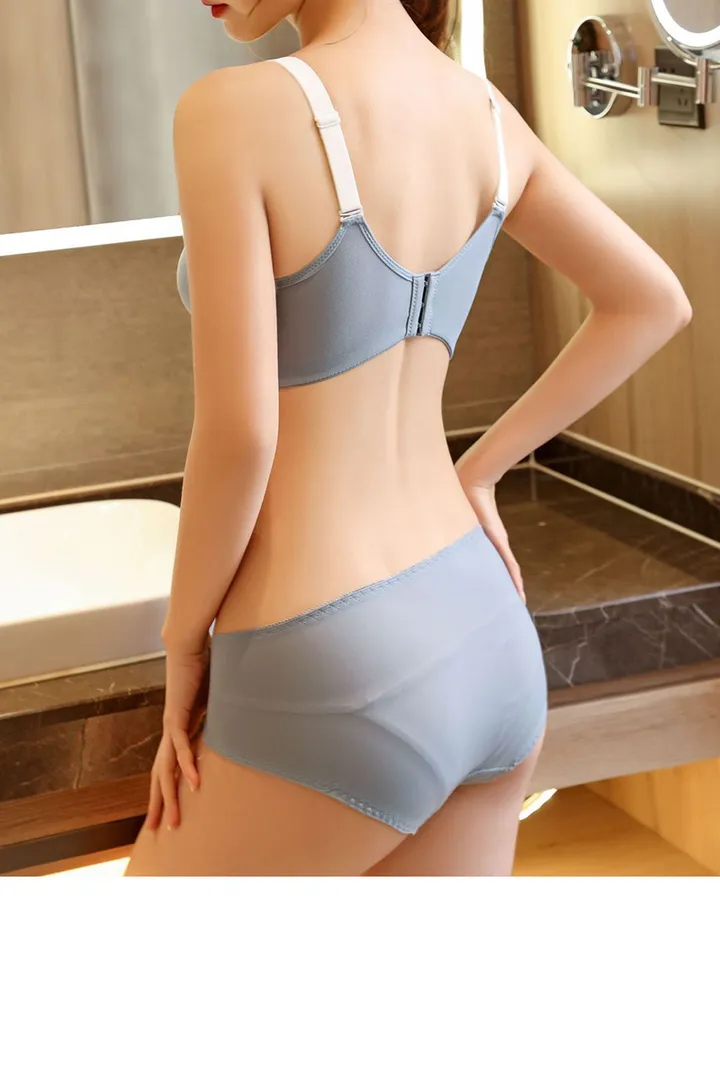말랑말랑 내피부같은 볼륨패드 왕 뽕브라 팬티 세트 상세 이미지 5