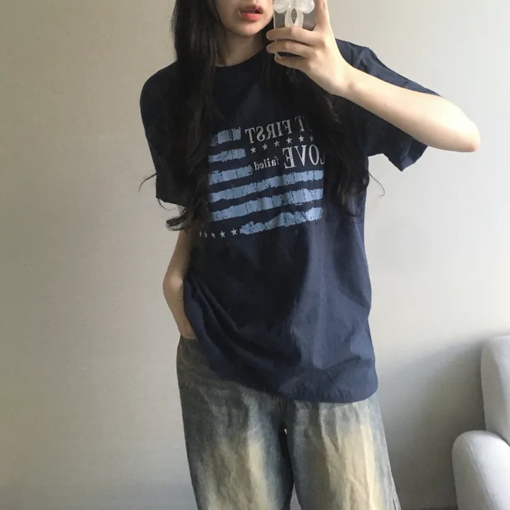 [빈티지/오버핏!] 페일 레터링 프린팅 반팔티 (3color) 상세 이미지 12