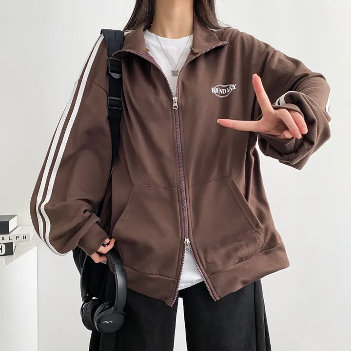 ⭐ 봄신상! [캐주얼/묶음할인] 오버핏 바운더리 투웨이 카라 집업 3color 상세 이미지 34