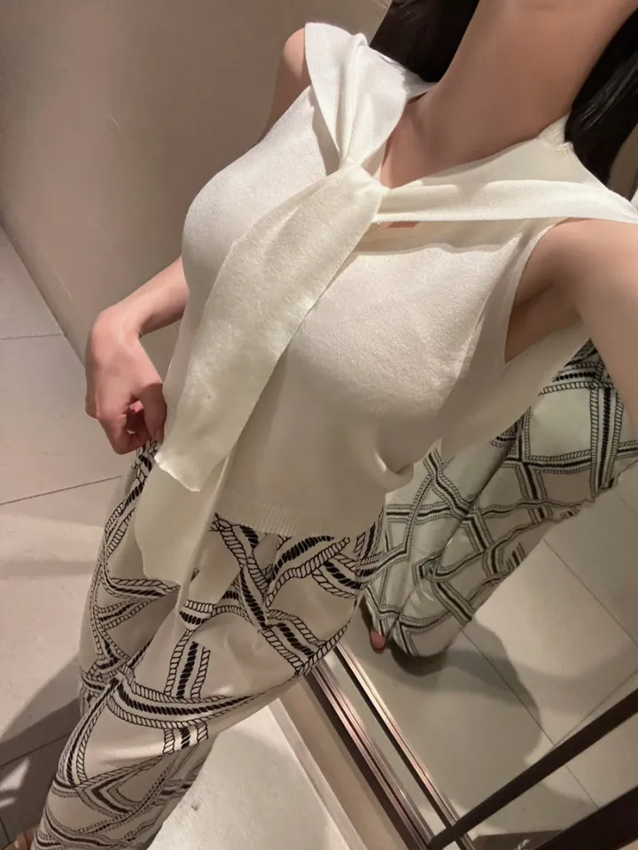 [ 숄SET ] 소프트 숄 브이넥니트 투피스세트 (3color) 상세 이미지 14