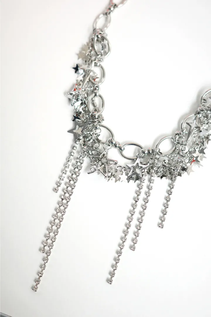 star chain necklace | 별 스타 큐빅 체인 목걸이 상세 이미지 26