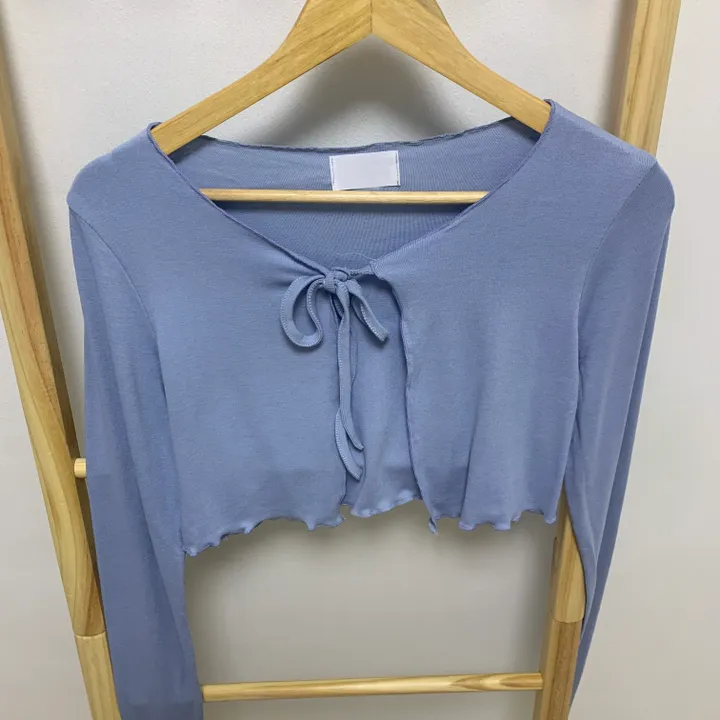 ribbon crop frill bolero (5color) 상세 이미지 18