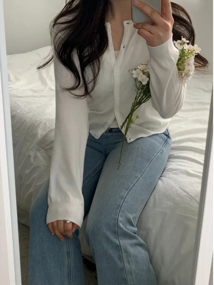 [주문폭주!][봄신상/데일리템/최저가] 아렌 베이직 라운드 가디건 (10color) 상세 이미지 25