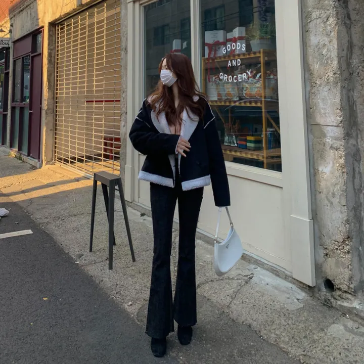 [심쿵핏/털빠짐X] 따뜻 도톰 파스텔 루즈핏 앙고라 모헤어 크롭 브이넥 벌룬 소매 깃털 퍼 니트 가디건 상세 이미지 46