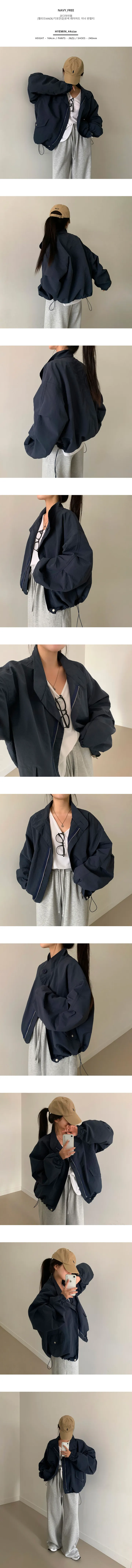 [당일출고][MADE/간절기템]리턴 오버핏 투웨이 핀턱 야상 자켓 상세 이미지 7