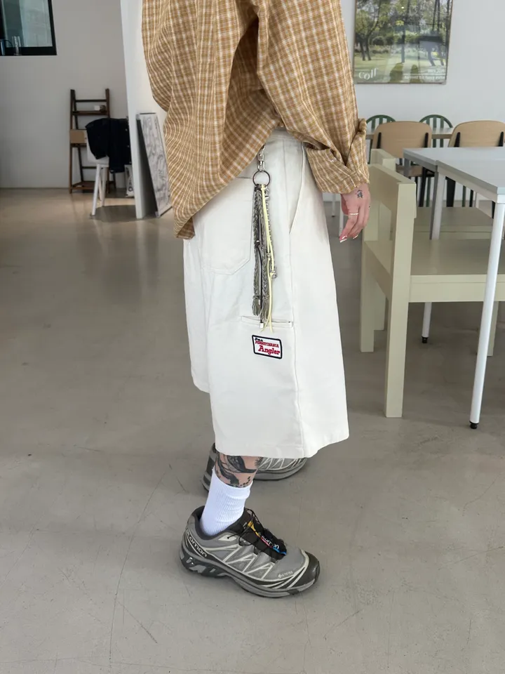 [UNISEX] 패치 워크 버뮤다 하프 팬츠 (4color) 상세 이미지 14