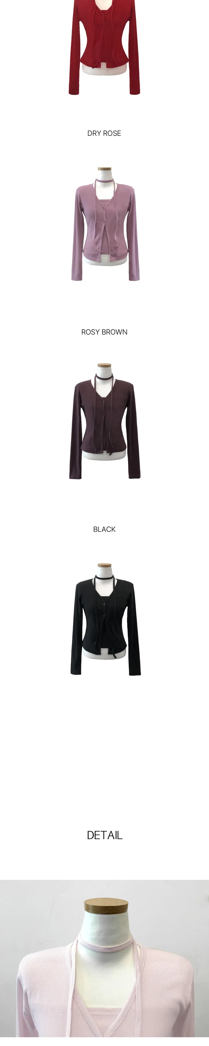 [MADE/3pcs/활용도최고] 비올라 브이넥 탑 가디건set (6color) 상세 이미지 85