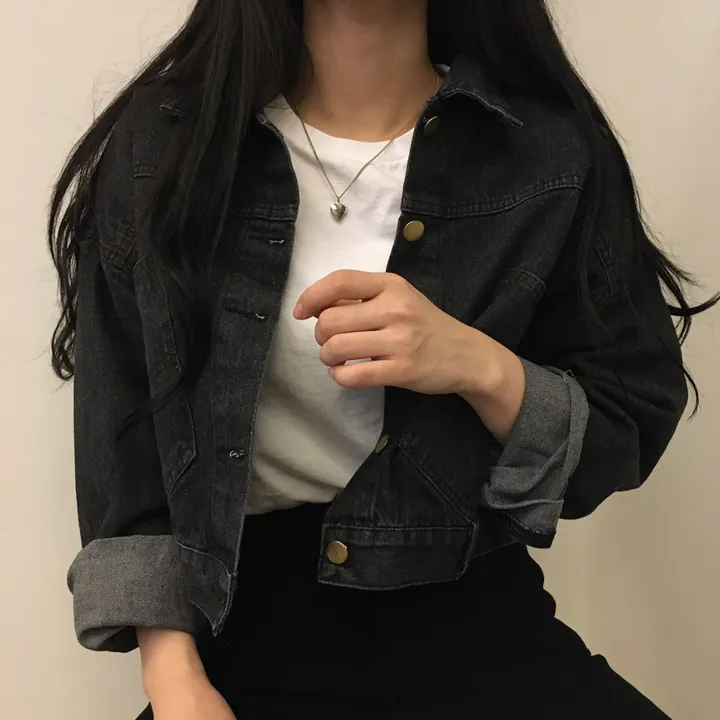 [ 봄/가을필수템 ] 뒤태 여신 루즈핏 숏 청자켓 상세 이미지 29