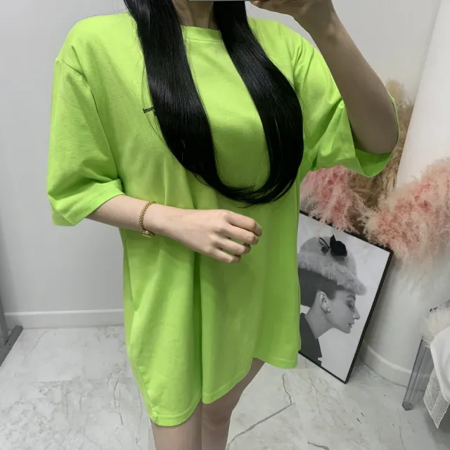 페이스 바코드 나염 박스 반팔티셔츠 상세 이미지 14