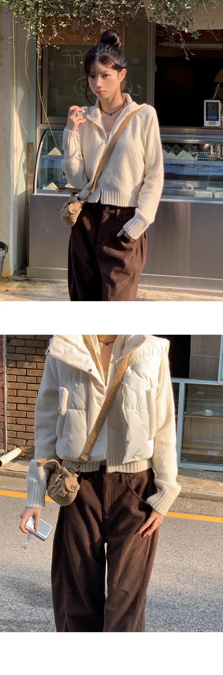 [데일리] 버기 니트 후드 집업 - 6color 상세 이미지 13