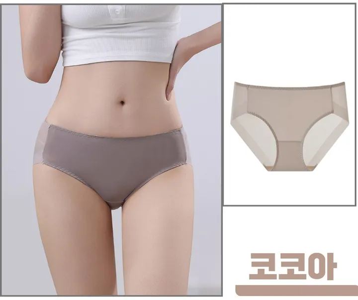 [당일출고/사은품증정!!] 4장세트 신축성좋은 노라인 햄팬티 소프트밴드 힙라인 누디 햄팬티 상세 이미지 37